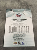 Sergei Bobrovsky Blue Jackets 2019-2020 Upper Deck MVP #96
