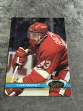 Yves Racine Red Wings 1991-92 Topps Stadium Club #198