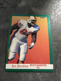 Ian Beckles Buccaneers 1991 Fleer #369