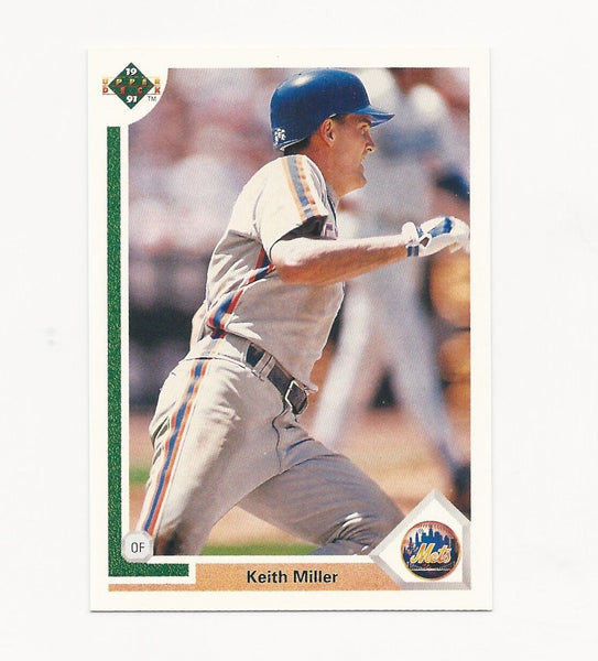 Keith Miller Mets 1991 Upper Deck #196
