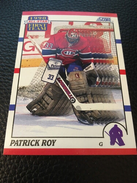 Patrick Roy Canadiens 1990-1991 Score All Star First Team #312