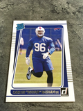 Carlos "Boogie" Bashan Bills 2021 Panini Donruss Rated Rookie #306