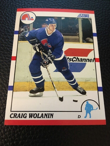 Craig Wolanin Nordiques 1990-1991 Score #167