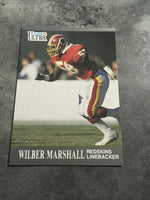 Wilber Marshall Redskins 1991 Fleer Ultra #273