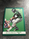 Jerome Brown Eagles 1991 Fleer #324