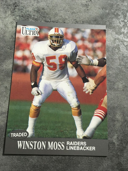 Winston Moss Raiders 1991 Fleer Ultra #265