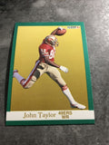 John Taylor 49ers 1991 Fleer #365