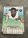 Winston Moss Raiders 1991 Fleer Ultra #265