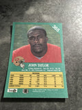 John Taylor 49ers 1991 Fleer #365