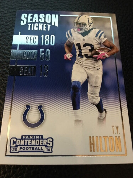 T.Y. Hilton Colts 2016 Panini Contenders #94