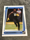 Larry Rountree III Chargers 2021 Panini Donruss Rated Rookie #296
