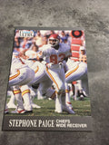 Stephone Paige Chiefs 1991 Fleer Ultra #70