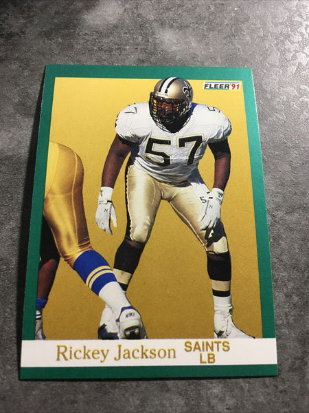 Rickey Jackson Saints 1991 Fleer #296