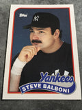 Steve Balboni Yankees 1989 Topps Traded #6T