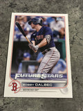 Bobby Dalbec Red Sox 2022 Topps Future Stars #7