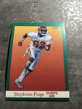 Stephone Paige Chiefs 1991 Fleer #97