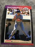 Steve Lombardozzi Twins 1989 Donruss #554