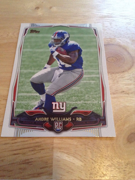 Andre Williams Giants 2014 Topps Rookie #370A