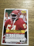 Tracy Simien Chiefs 1992 Fleer #182