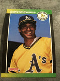 Steve Ontiveros A's 1989 Donruss #596