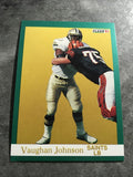 Vaughan Johnson Saints 1991 Fleer #297