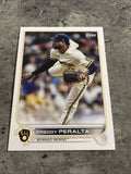 Freddy Peralta Brewers 2022 Topps #13