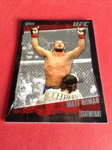 Matt Wiman UFC 2010 Topps #128