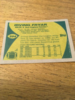 Irving Fryar Patriots 1989 Topps #204