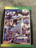 Storm Davis A's 1989 Donruss #210