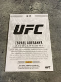 Israel Adesanya  UFC 2021 Panini Chronicles Illusions #179