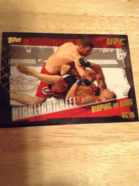 MICHAEL BISPING VS DENIS KANG UFC 2010 Topps Gold #195