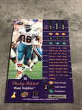 Stanley Pritchett Dolphins 1997 Pinnacle Zenith Rookie #110