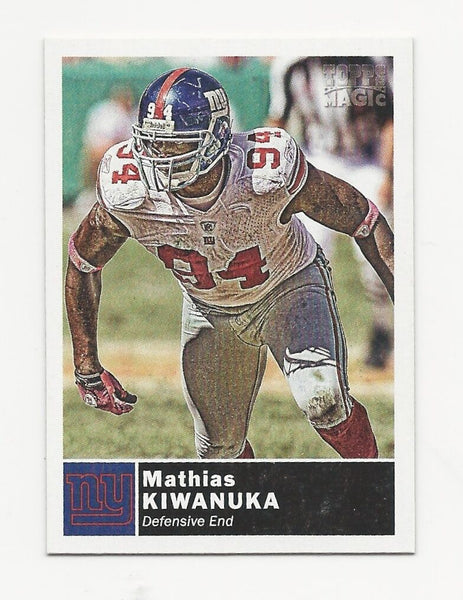 Mathias Kiwanuka Giants 2010 Topps Magic Mini #151