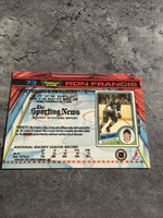 Ron Francis Penguins 1991-92 Topps Stadium Club #73