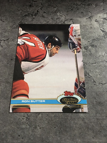 Ron Sutter Flyers 1991-92 Topps Stadium Club #49