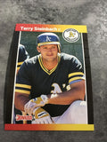 Terry Steinbach A's 1989 Donruss #268