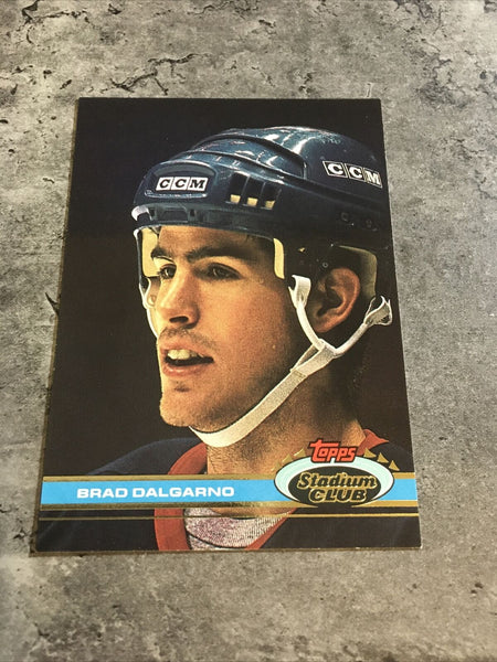 Brad Dalgarno Islanders 1991-92 Topps Stadium Club #371