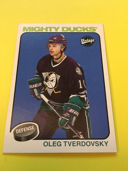 Oleg Tverdovsky Ducks 2001-2002 Upper Deck Vintage #4