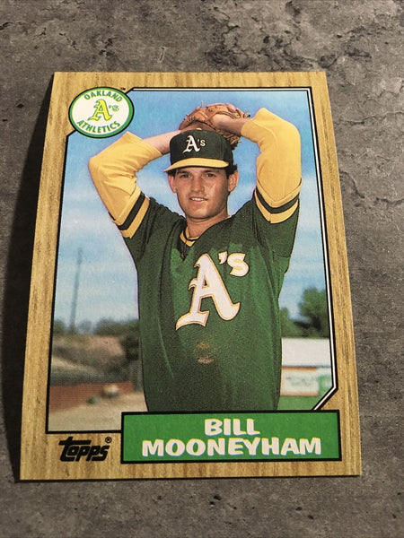 Bill Mooneyham A's 1987 Topps #548