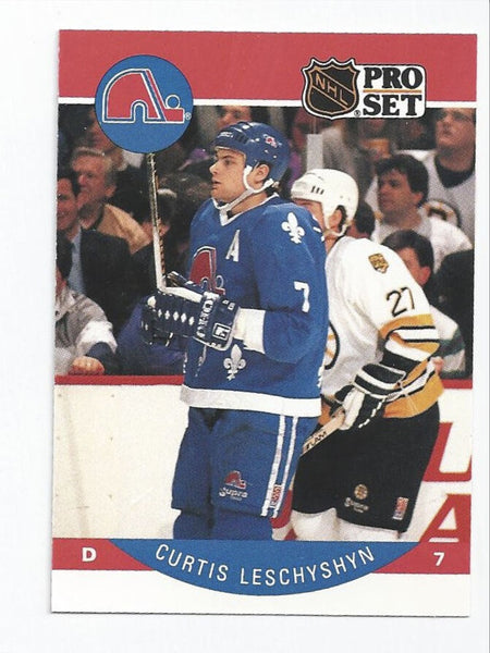 Curtis Leschushyn Nordiques 1990-1991 Pro Set #251