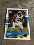 Derrick Brown Panthers 2020 Panini Donruss Optic Rookie #114