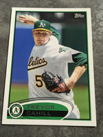 Trevor Cahill A's 2012 Topps #2