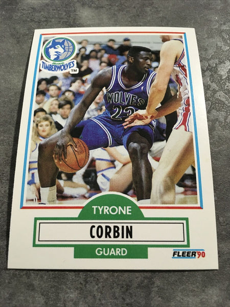 Tyrone Corbin Timberwolves 1990-1991 Fleer #113