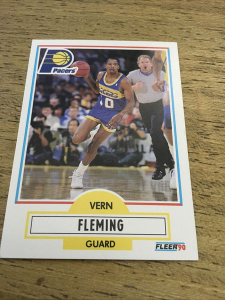 Vern Fleming Pacers 1990-1991 Fleer #76