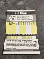 Vlade Divac Lakers 1990-1991 Fleer #91