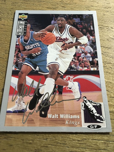 Walt Williams Kings 1994-1995 UD Collector's Choice Silver Script #137