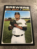 Junior Guerra Brewers 2020 Topps Heritage #368
