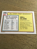 Will Clark Giants 1992 Topps All Star#386