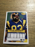 Willie Anderson Rams 1992 Fleer #207