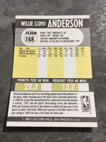 Willie Anderson Spurs 1990-1991 Fleer #168